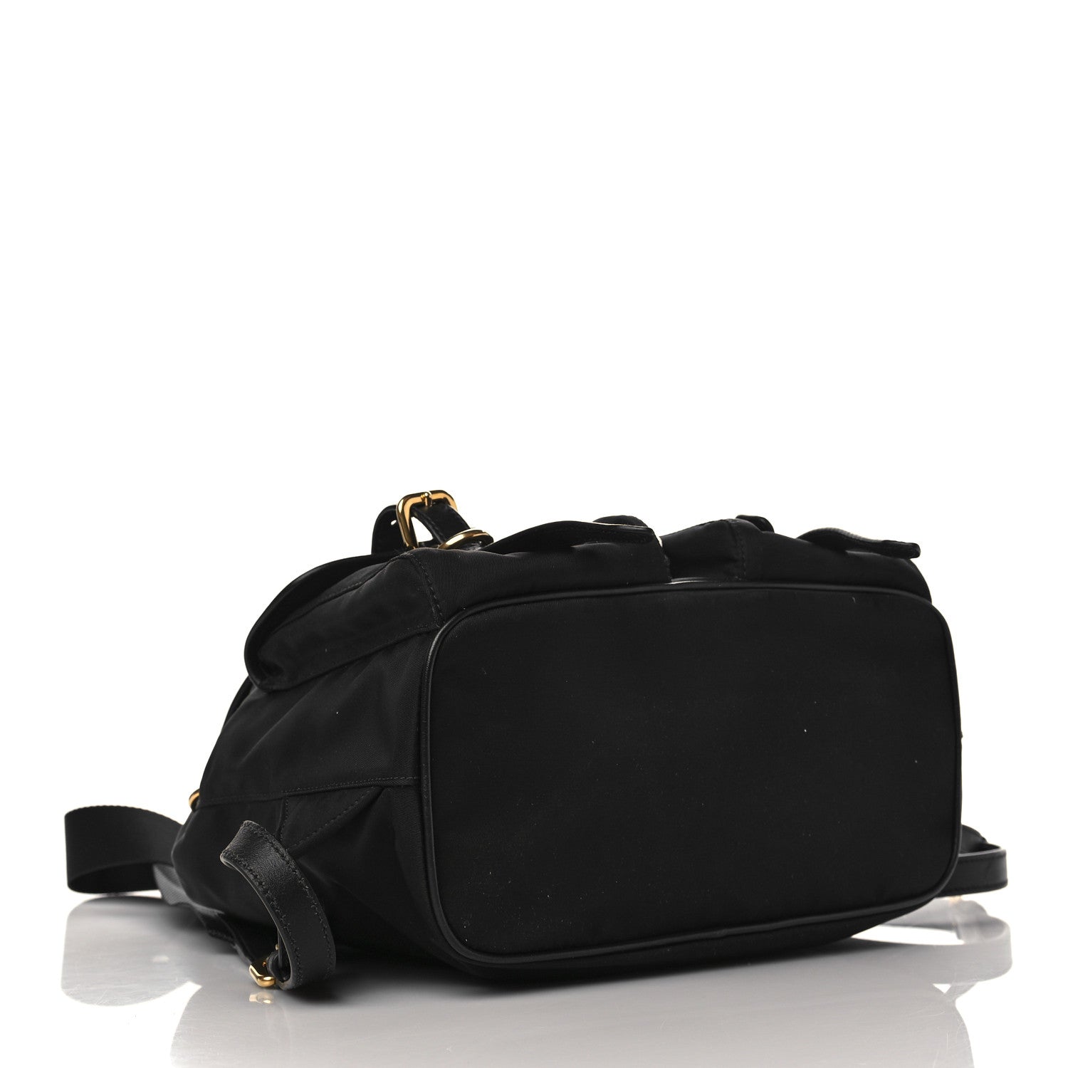 Prada Tessuto Nylon Vitello Backpack Black 4 of 9