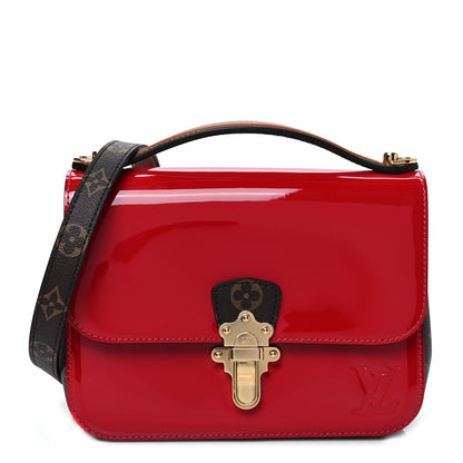 Louis Vuitton Patent Calfskin Monogram Cherrywood BB Scarlet 1 of 7