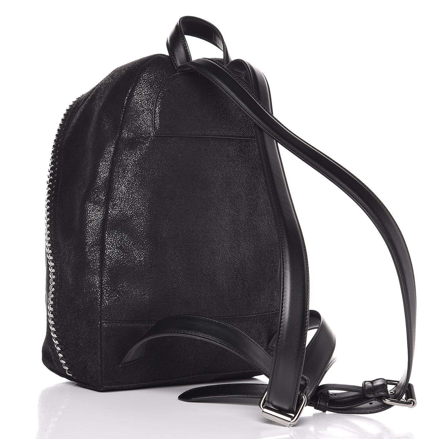 Stella McCartney Shaggy Deer Small Falabella Backpack Black 3 of 7