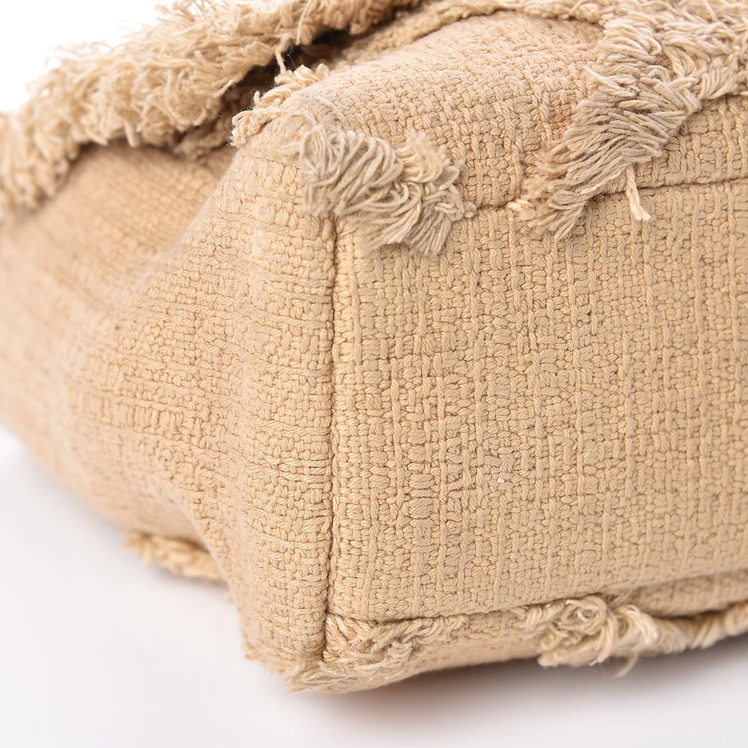 Chanel Tweed Nature Flap Dark Beige 14 of 16