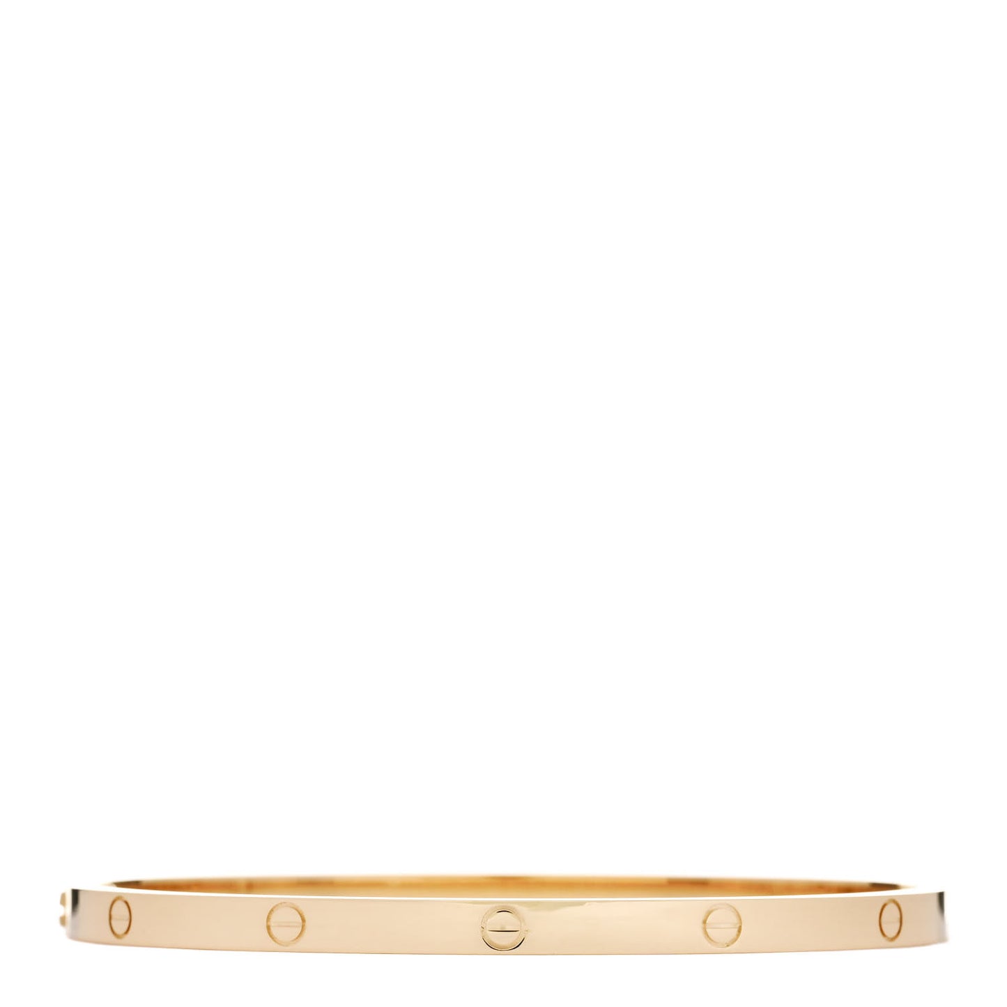 18K Yellow Gold Small LOVE Bracelet 17