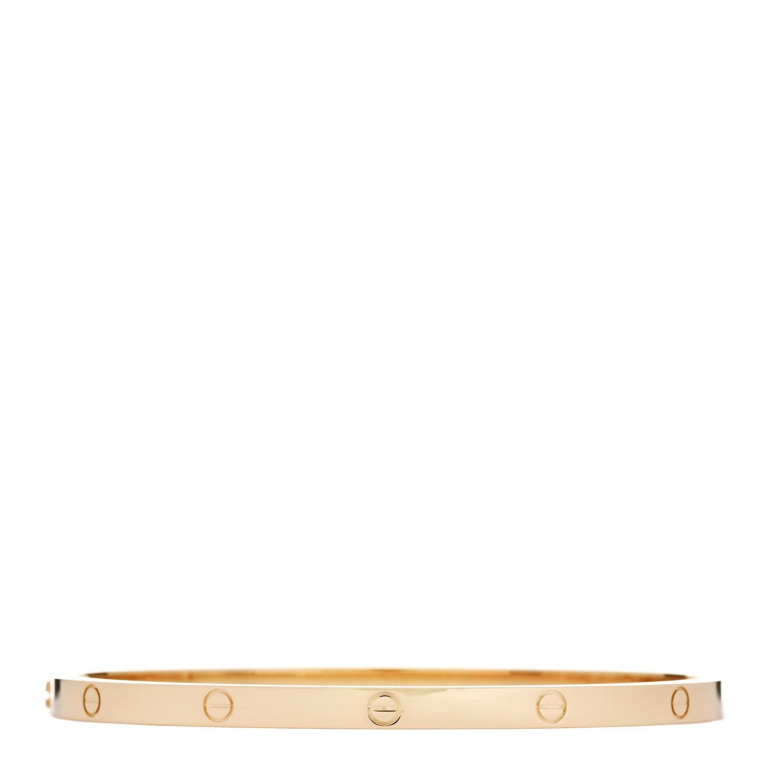 Cartier 18K Yellow Gold Small LOVE Bracelet 17 2 of 8