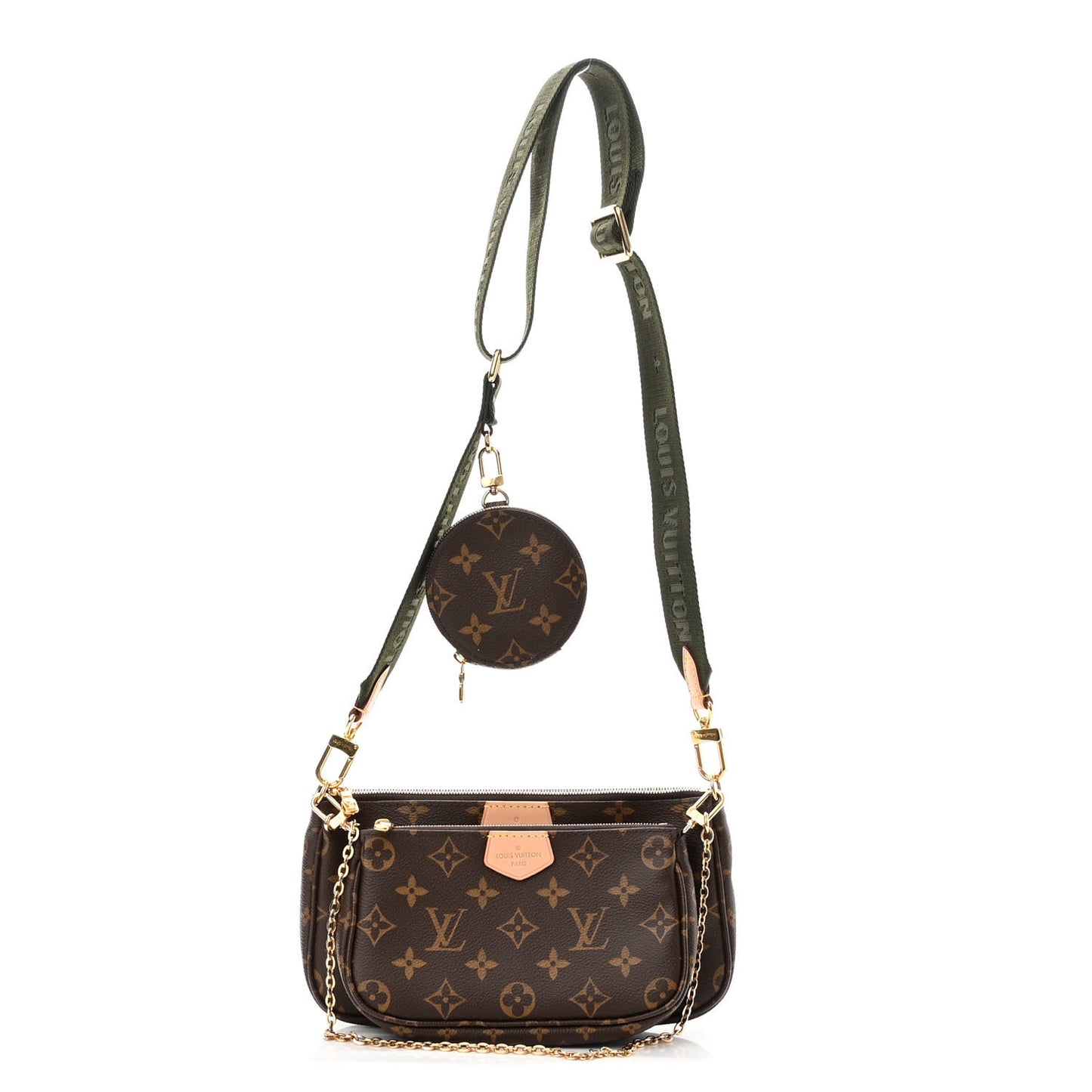 Monogram Multi Pochette Accessories Kaki