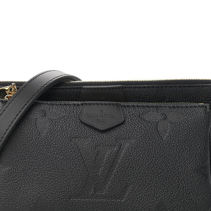 Louis Vuitton Empreinte Monogram Giant Multi Pochette Accessories Black 8 of 10