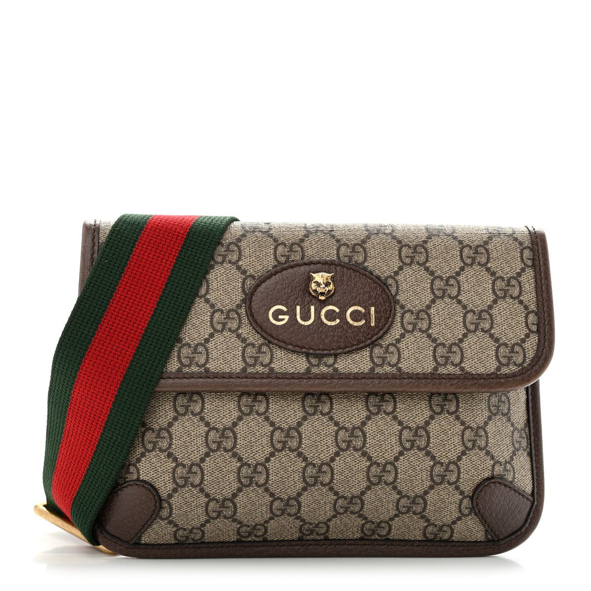 Gucci GG Supreme Web Totem Three Piece Monogram Shoulder Bag Beige New Acero 1 of 15
