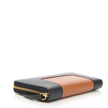 Mulberry Silky Calfskin Colorblock 12 Card Zip Around Wallet Nutmeg 3 of 6