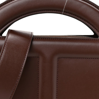 Telfar Vegan Leather Round Circle Bag Chocolate 8 of 11