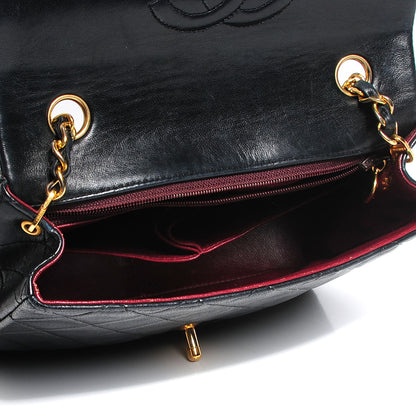 Chanel Lambskin Mini Single Flap Bag Black 7 of 11