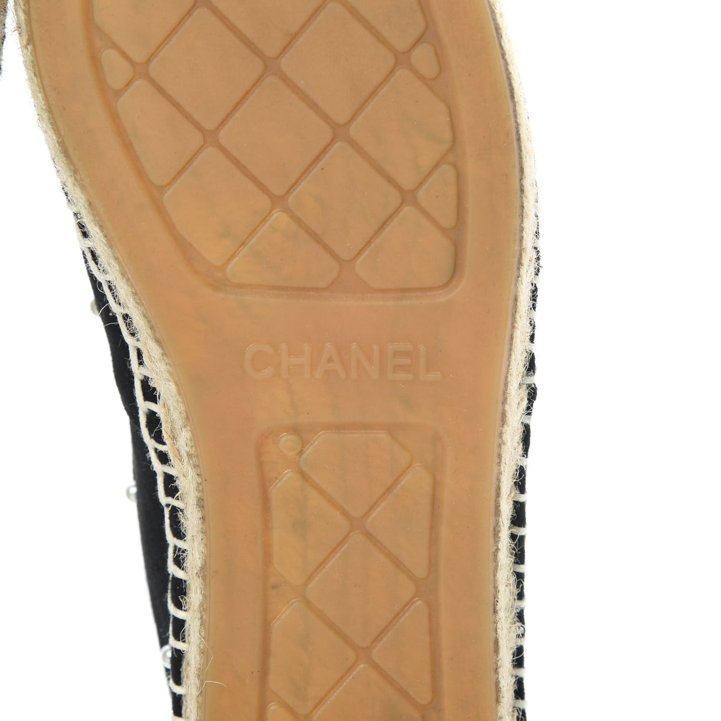 Suede Pearl CC Espadrilles 41 Black