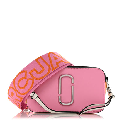 Marc Jacobs Saffiano Small Snapshot Camera Bag Candy Pink Multicolor 1 of 12