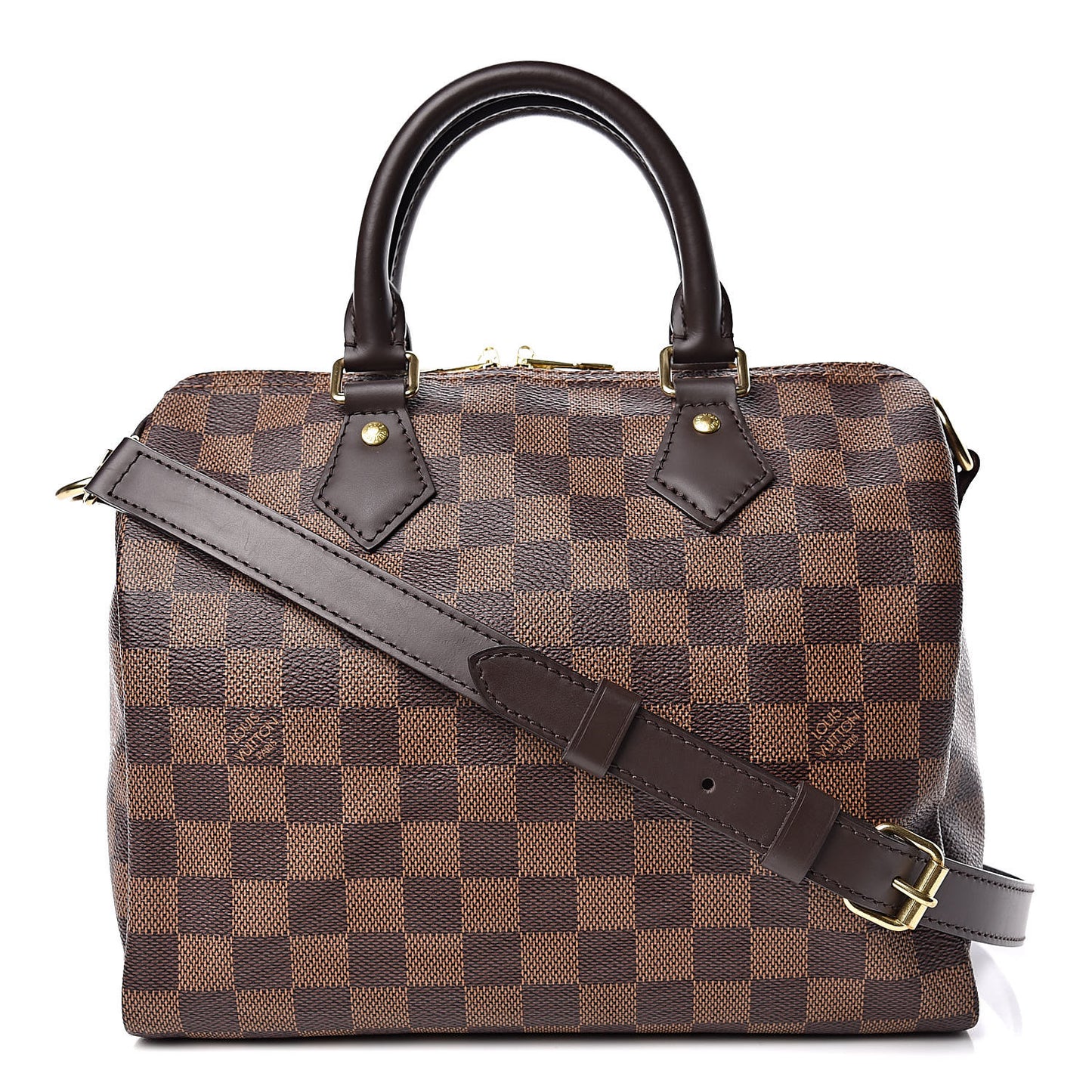 Damier Ebene Speedy Bandouliere 25