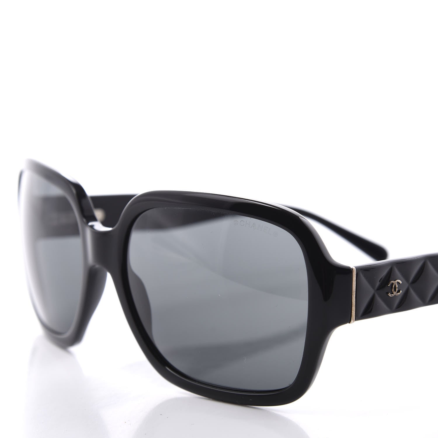 Chanel Quilted CC Sunglasses 5124 Black 8 of 9