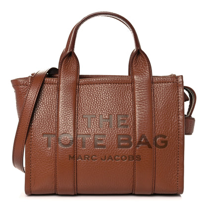 Marc Jacobs Grained Calfskin Small The Tote Bag Argan Oil 1 of 13