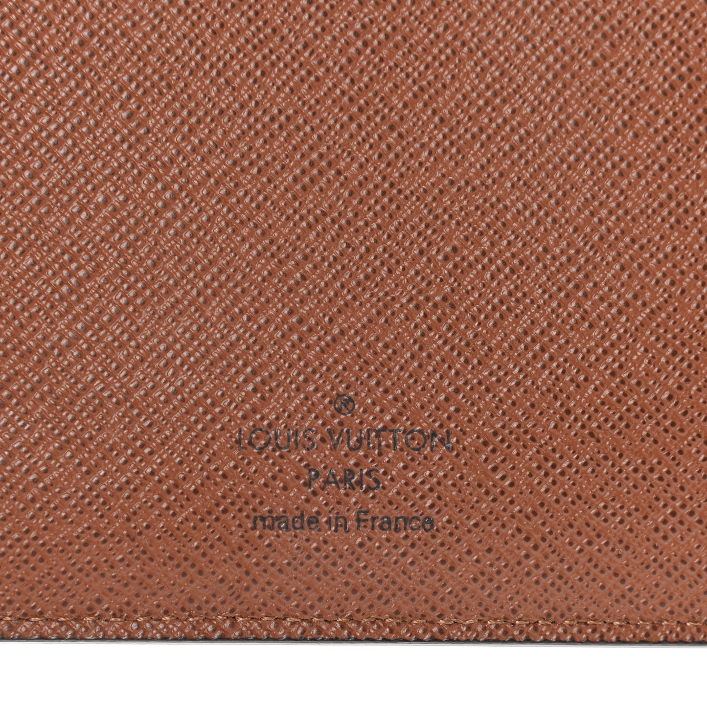 Monogram Desk Agenda Cover