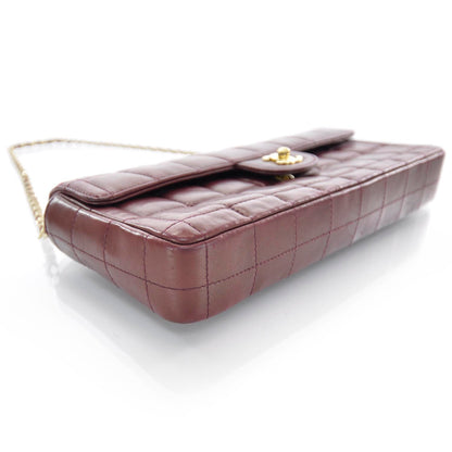 Chanel Lambskin East West Chocolate Bar Flap 4 of 9