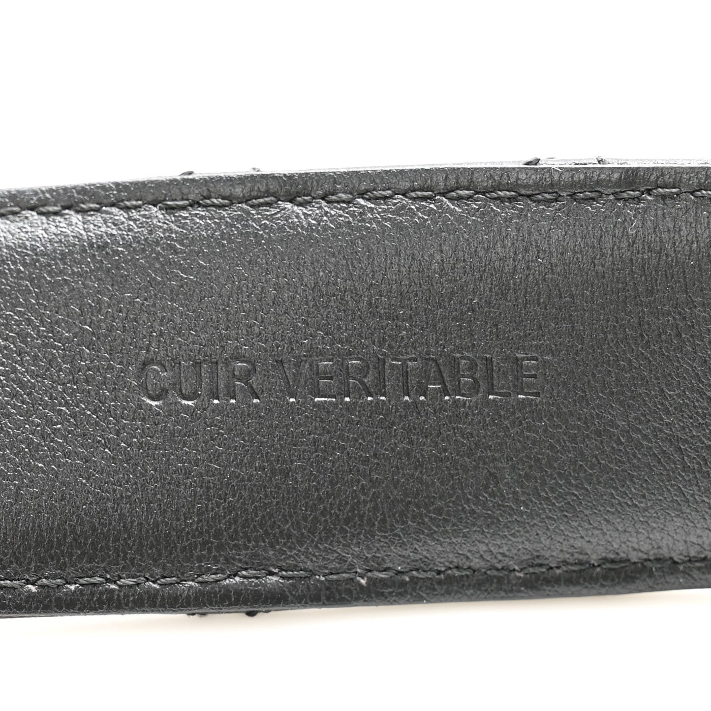 Calfskin Quilted CC Chain Belt 85 34 Black