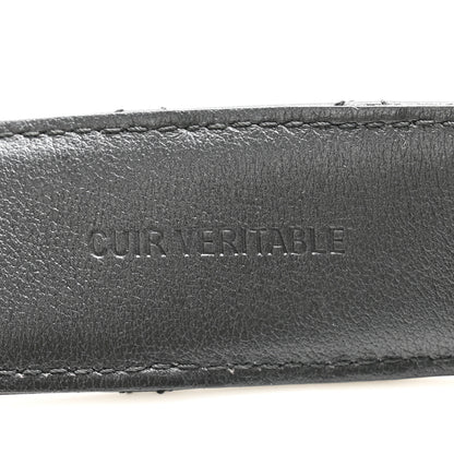 Chanel Calfskin Quilted CC Chain Belt 85 34 Black 7 of 10