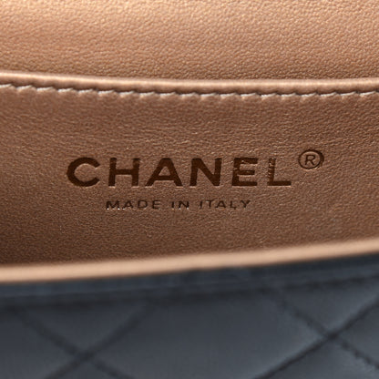 Chanel Goatskin Quilted Chic Pearls Flap Black 7 of 8