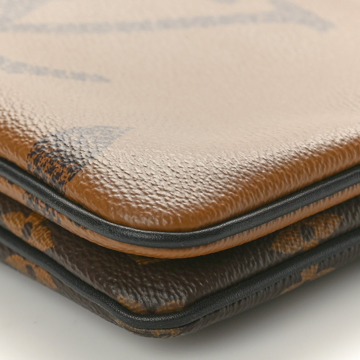 Reverse Monogram Giant Double Zip Pochette