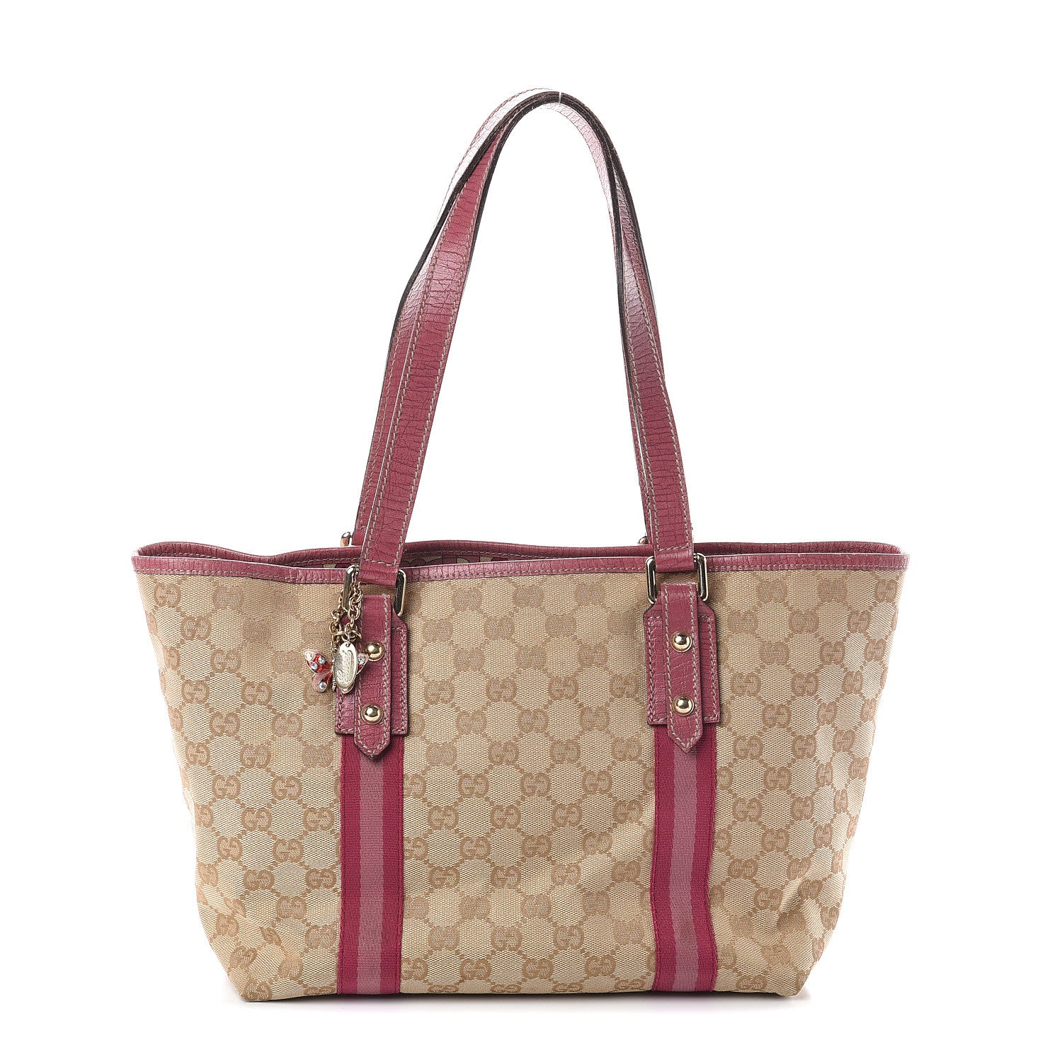 Gucci Monogram Medium Jolicoeur Tote Pink 1 of 8