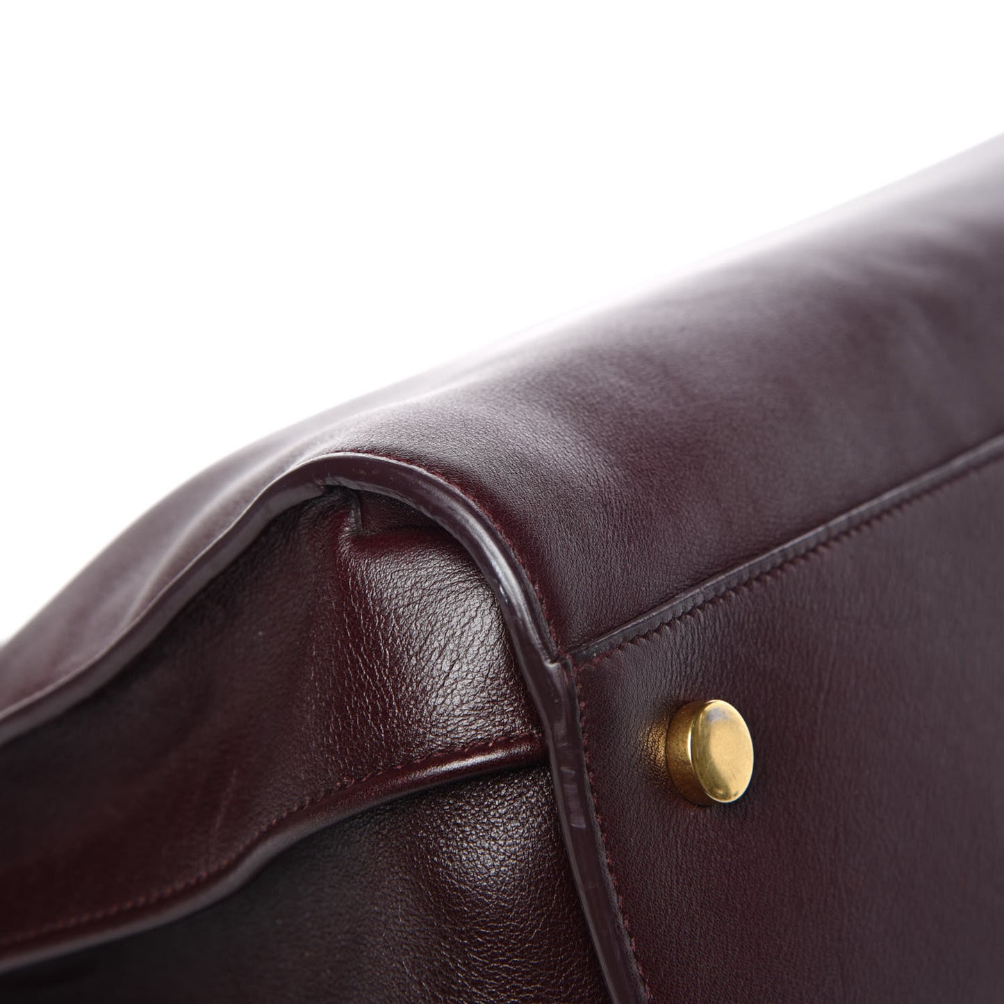 Calfskin Large Sac De Jour Carryall Bordeaux