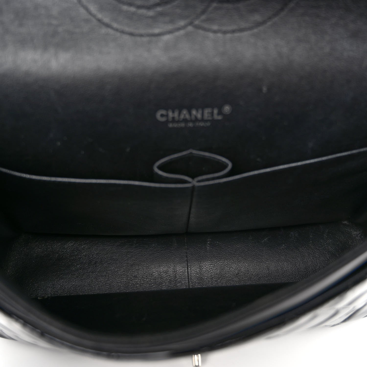 Chanel Patent Quilted Maxi Double Flap Black 5 of 10
