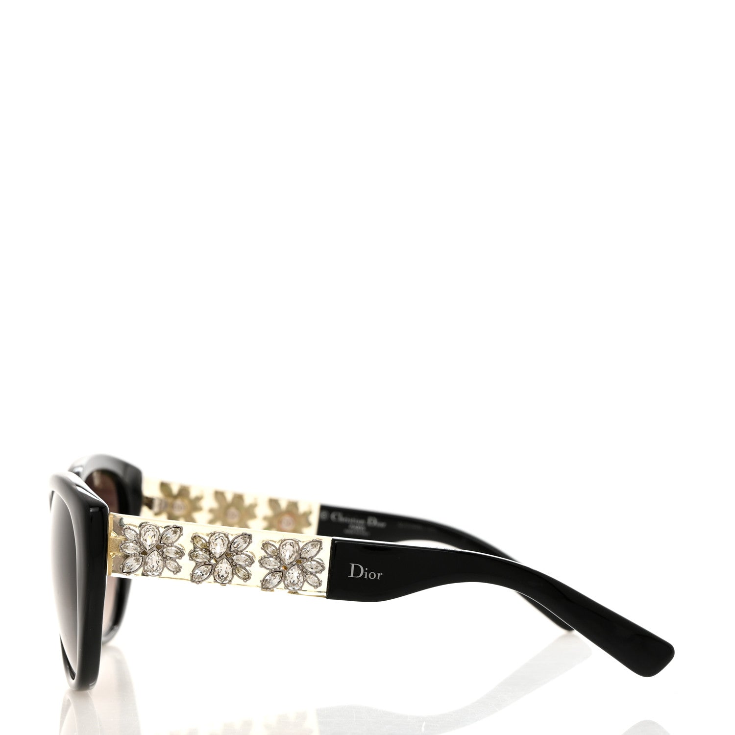 Christian Dior Crystal Mystere Sunglasses Black 3 of 7