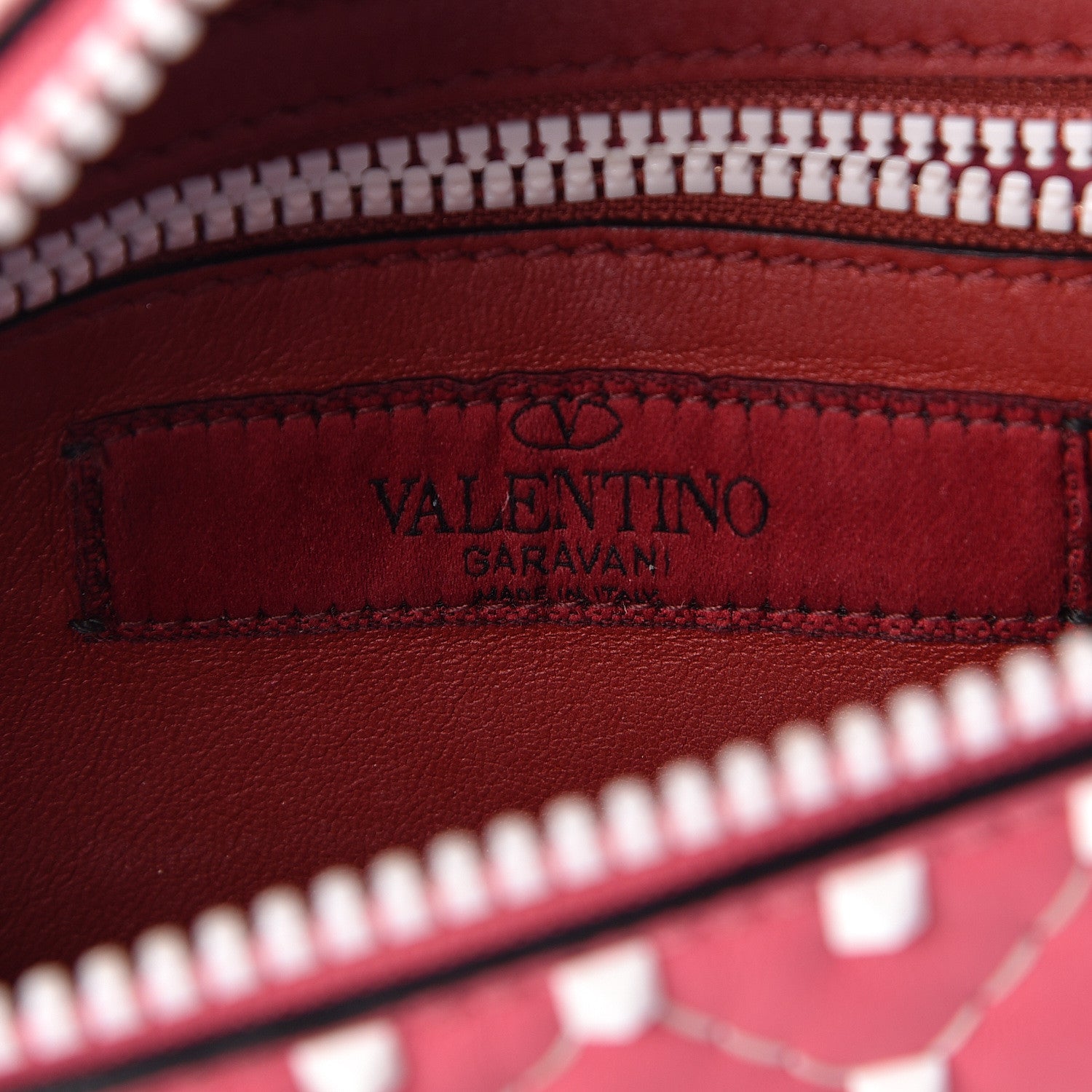 Valentino Garavani Lambskin Free Rockstud Spike Belt Bag 85 Shadow Pink 6 of 10