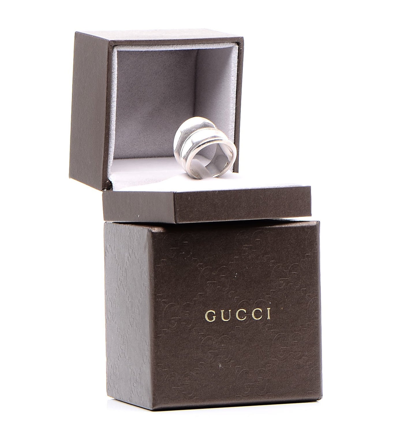 Sterling Silver Bamboo Ring 61.5 9.75