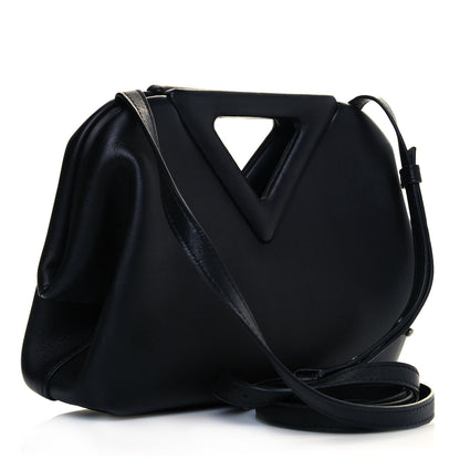 Bottega Veneta Calfskin Small The Point Triangle Bag Black 2 of 10