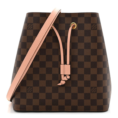 Louis Vuitton Damier Ebene Neonoe MM Venus Pink 1 of 10