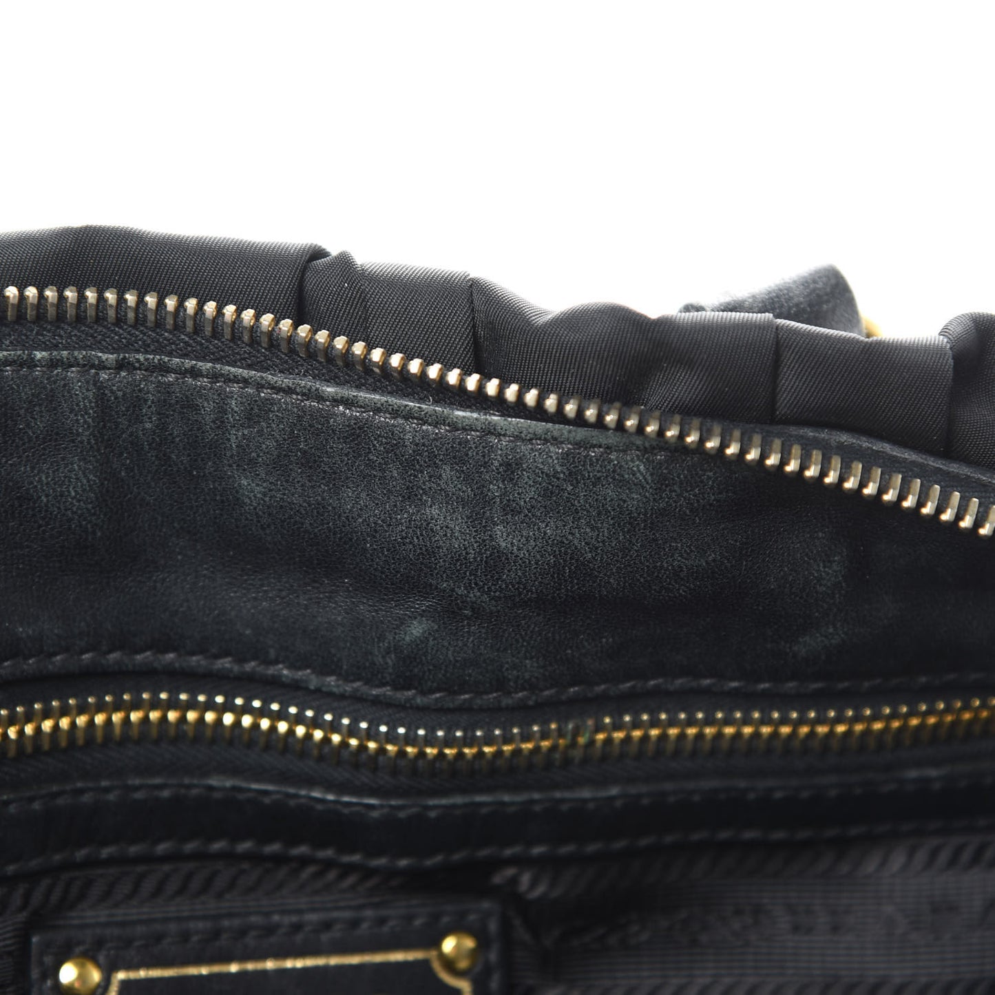 Tessuto Nylon Gaufre Tote Black