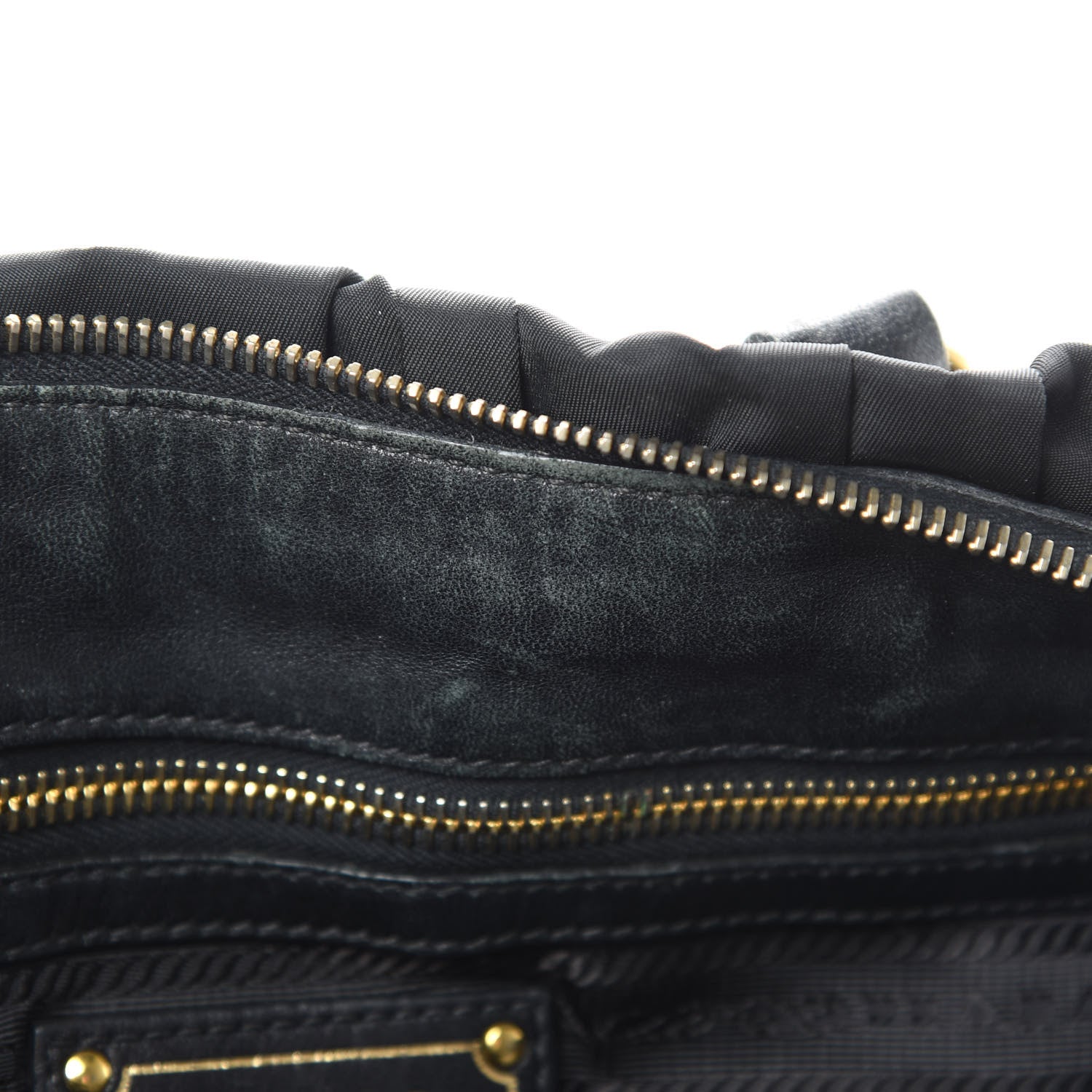 Prada Tessuto Nylon Gaufre Tote Black 13 of 16