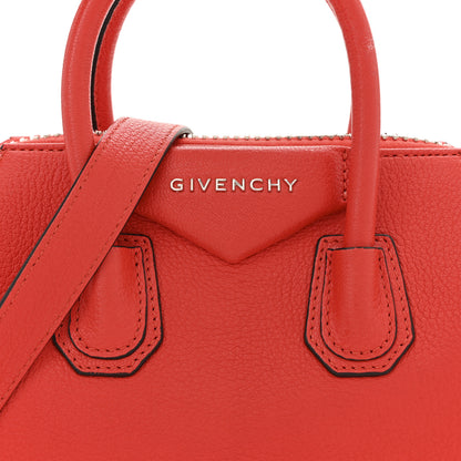 Givenchy Sugar Goatskin Mini Antigona Pop Red 8 of 10