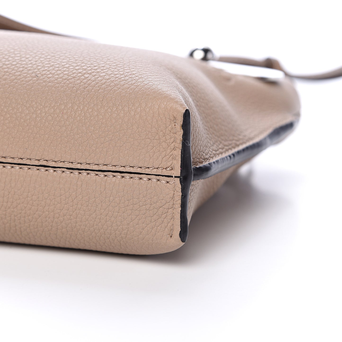 Grained Calfskin Small Missy Bag Sand