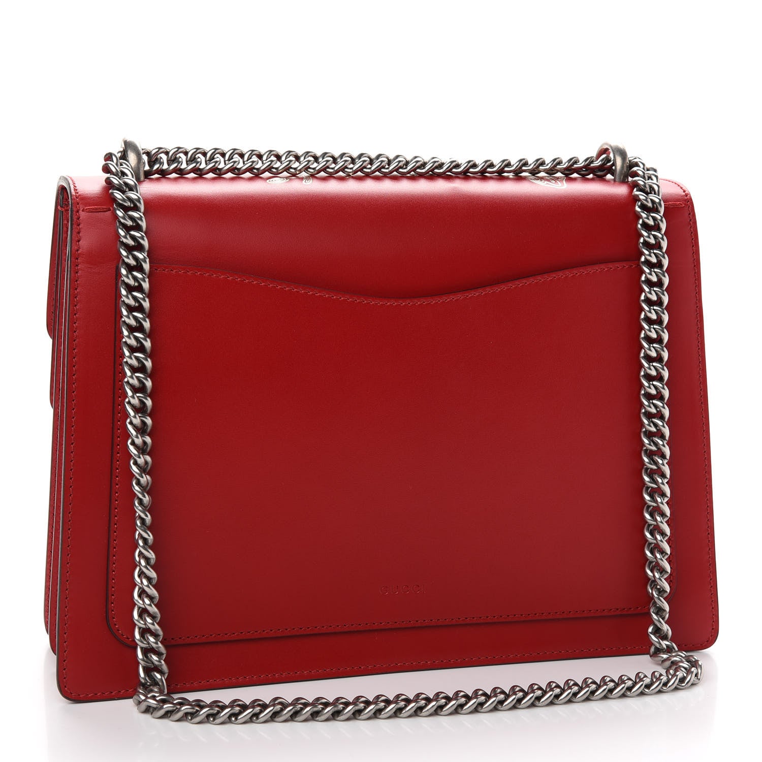 Gucci Calfskin Chinese New Year Medium Dionysus Shoulder Bag Hibiscus Red 3 of 11