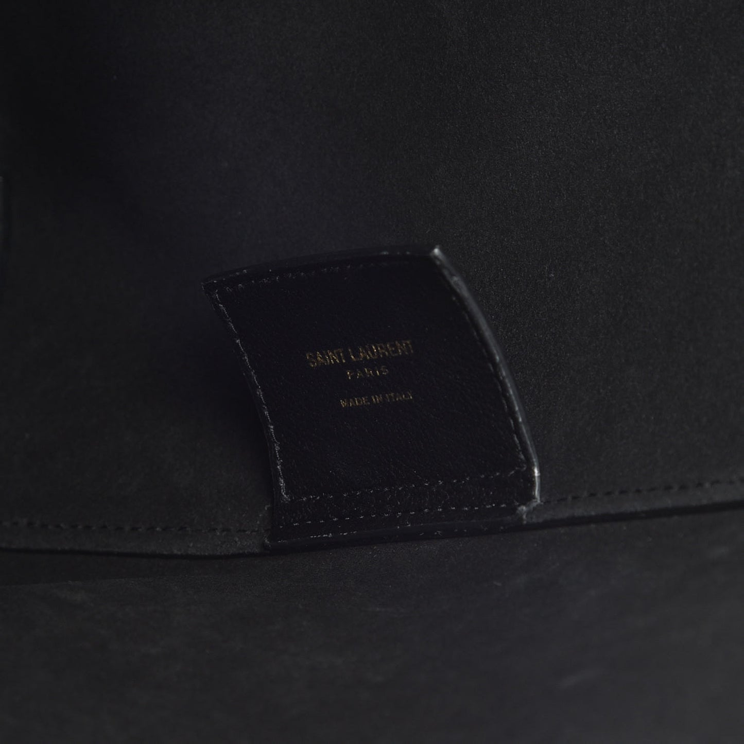 Calfskin Large Shopping Tote Black