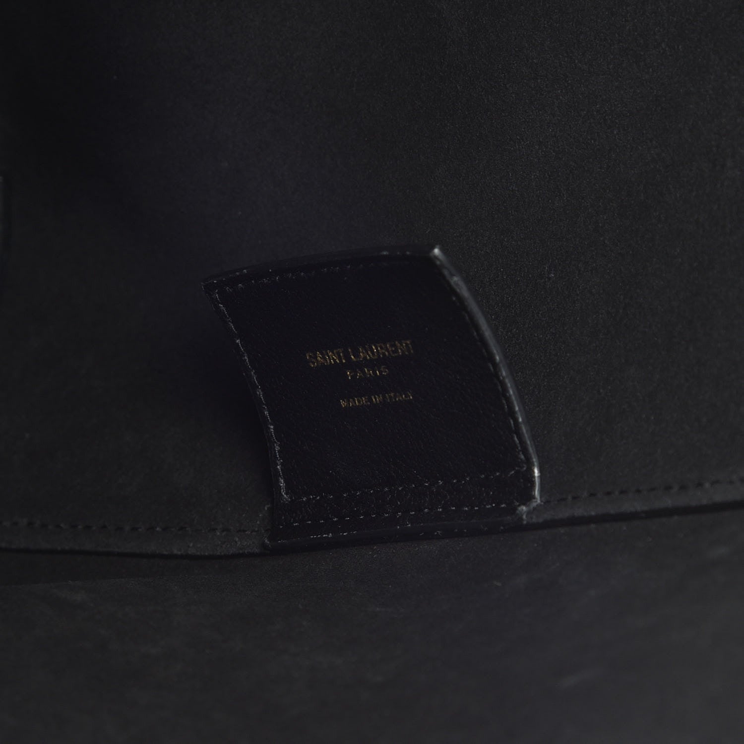 Saint Laurent Calfskin Large Shopping Tote Black 9 of 11