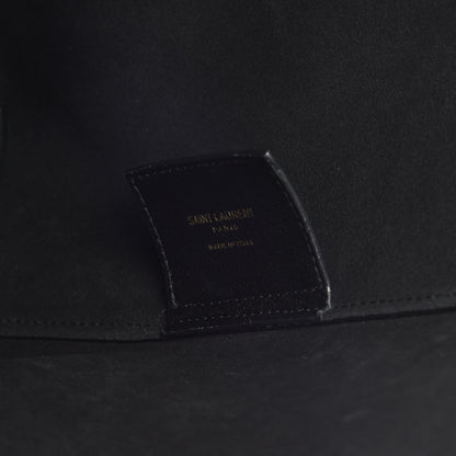 Saint Laurent Calfskin Large Shopping Tote Black 9 of 11