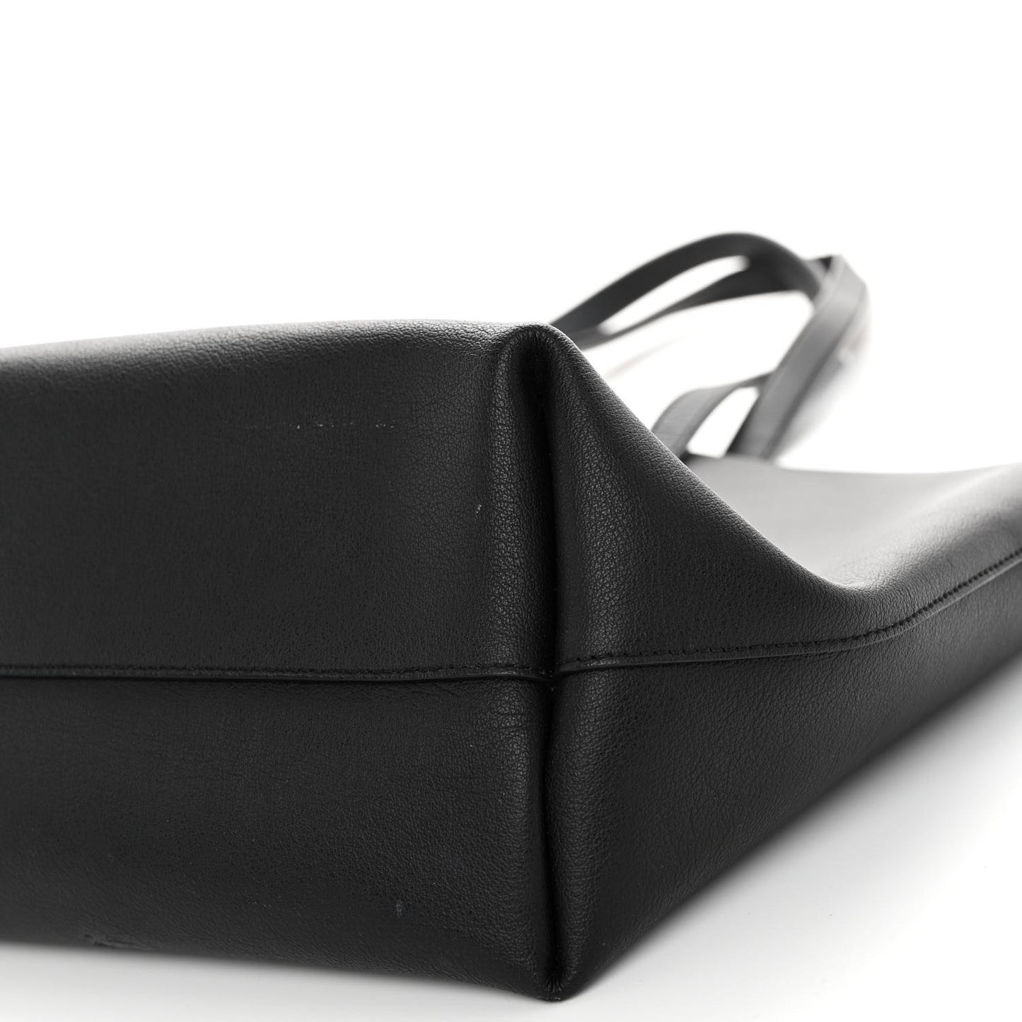 Calfskin Large Shopping Tote Black