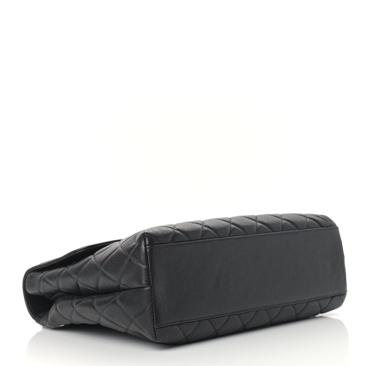 Chanel Caviar Quilted Jumbo Kelly Flap Black 4 of 14