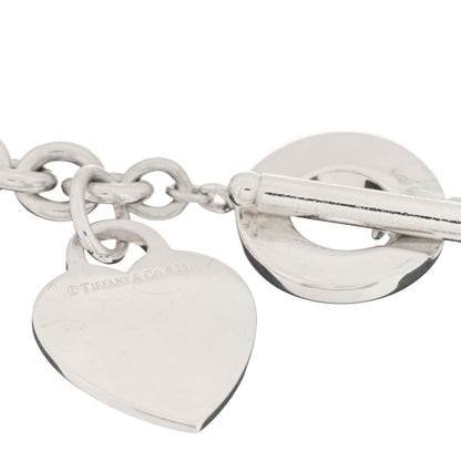 Tiffany Sterling Silver Heart Tag Toggle Bracelet 3 of 3