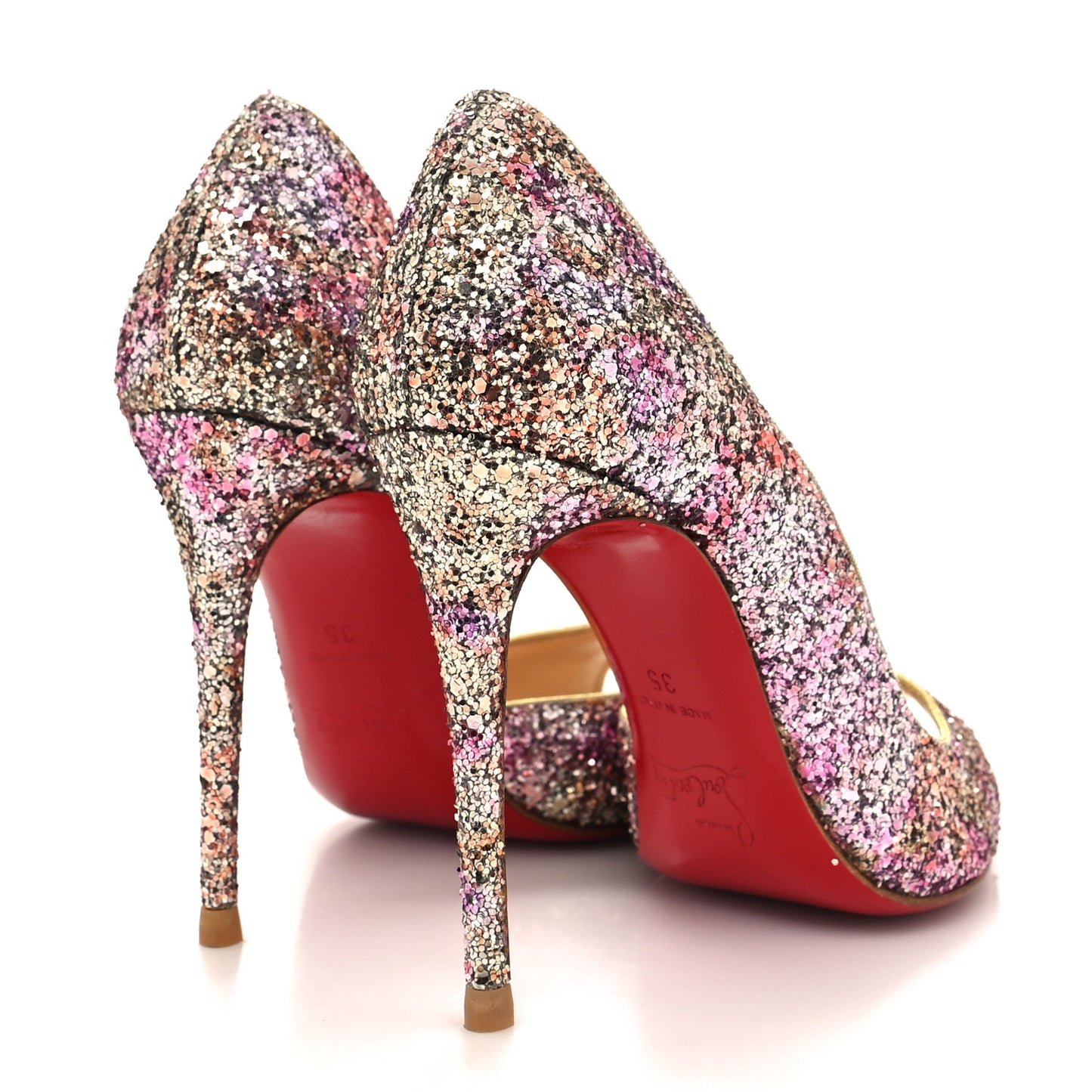 Glitter Demi You 100 Pumps 35 Rosette Gold
