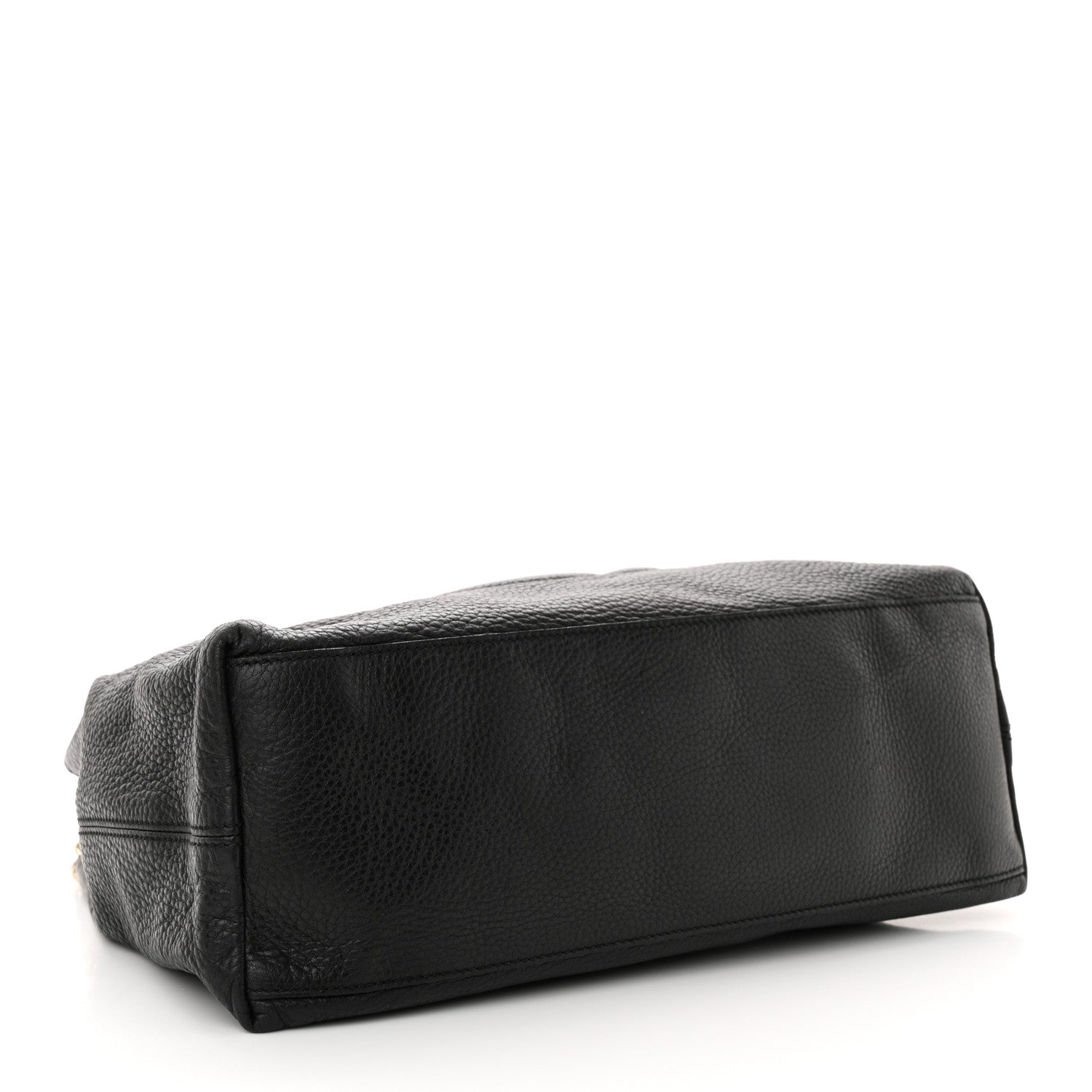 Gucci Pebbled Calfskin Medium Soho Chain Shoulder Bag Black 4 of 16