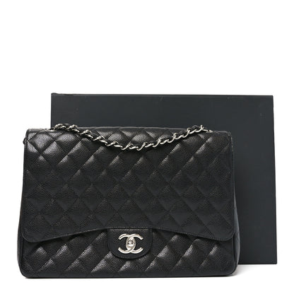 Chanel Caviar Quilted Maxi Double Flap Black 11 of 11