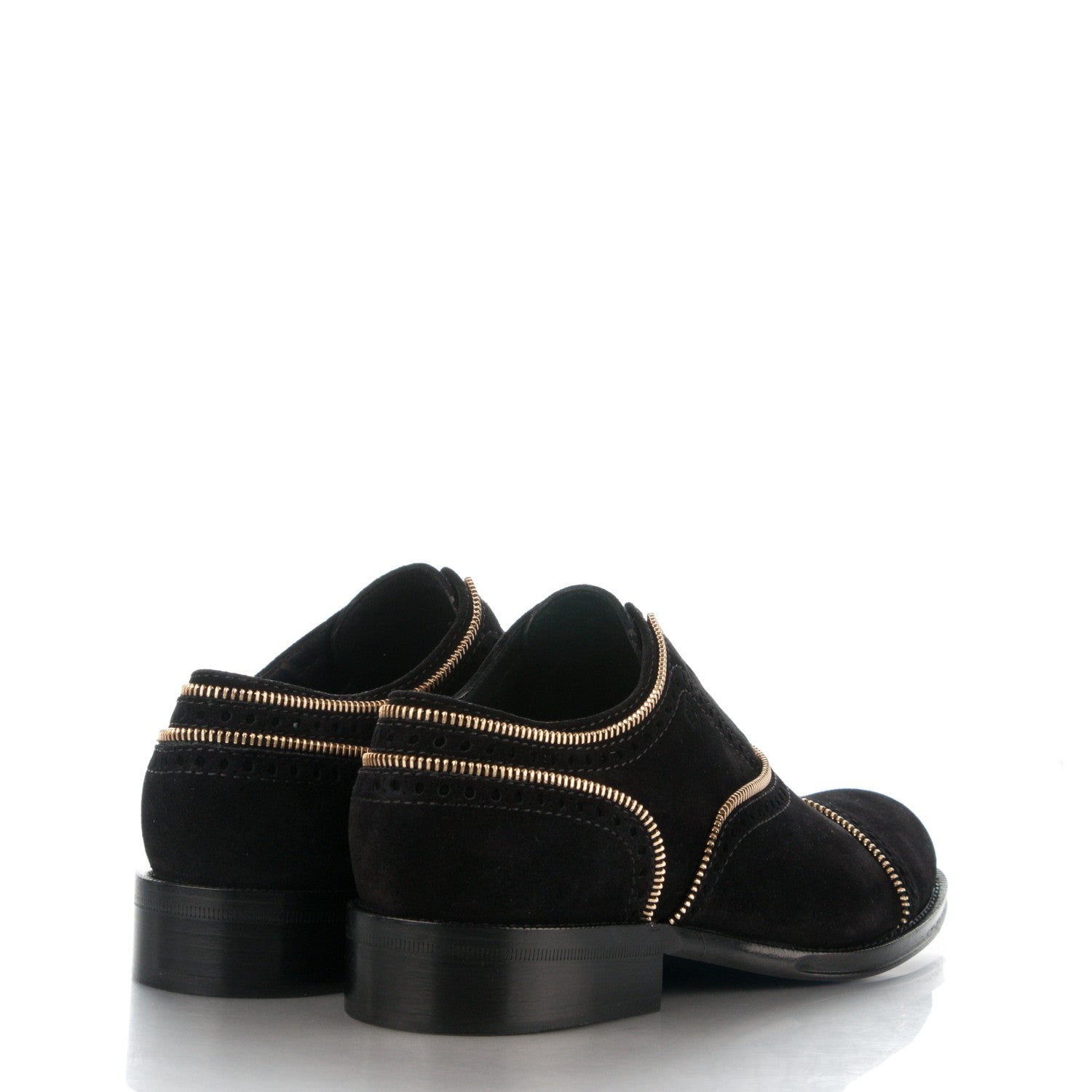 Louis Vuitton Suede Tomboy Richelieu Flats 41 Black 4 of 8