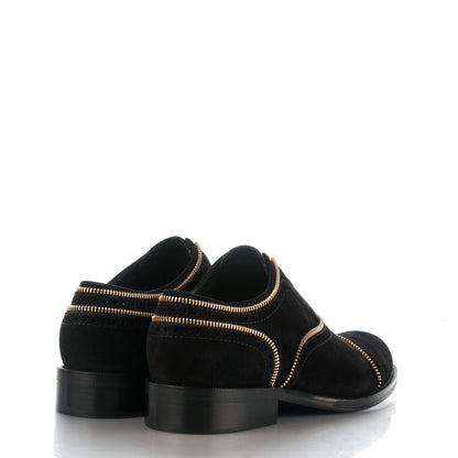 Louis Vuitton Suede Tomboy Richelieu Flats 41 Black 4 of 8