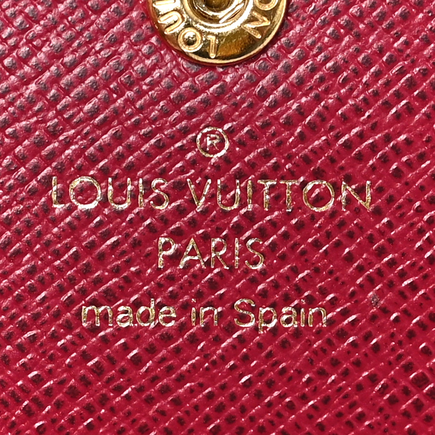 Monogram Rosalie Coin Purse Fuchsia