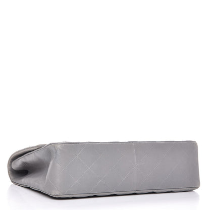 Chanel Lambskin Quilted Jumbo Single Flap Grey 5 of 14