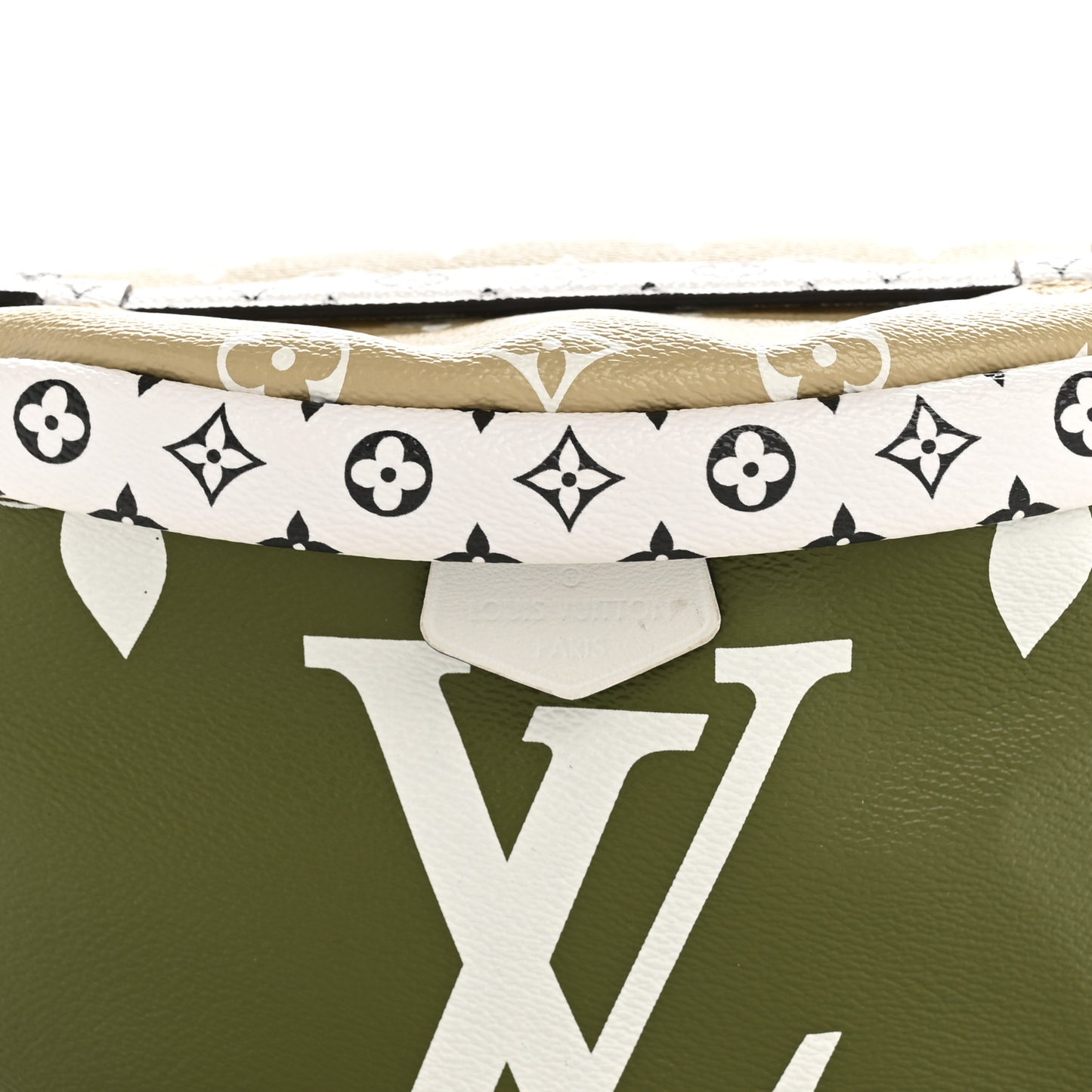 Monogram Giant Bumbag Kaki Beige